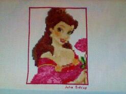 Cross stitch square for Belle J's quilt