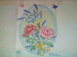Cross stitch square for V's quilt