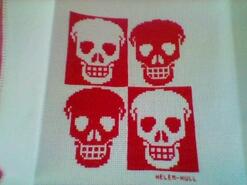 Cross stitch square for Billy G's quilt