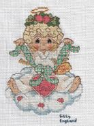 Cross stitch square for Tilly Lucy's quilt