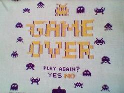Cross stitch square for Alfie C's quilt