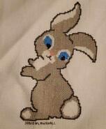 Cross stitch square for Blossom A's quilt