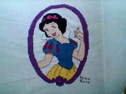 Cross stitch square for Charlotte H's quilt