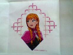 Cross stitch square for Charlotte H's quilt