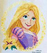 Cross stitch square for Phina L M's quilt