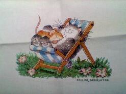 Cross stitch square for George A's quilt