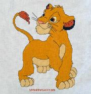 Cross stitch square for Isaac M's quilt