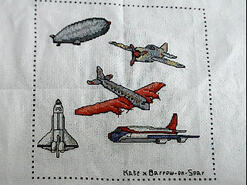 Cross stitch square for Alex W's quilt